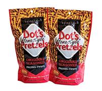 Dot's Homestyle Pretzels - Original Seasoned Pretzel Twists - Gourmet and Tasty - 2, 16oz bags