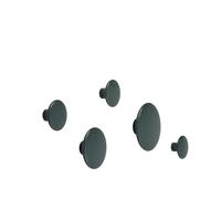 Dots Hooks Metal 5 Pcs. Dark Green