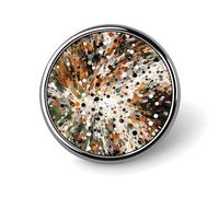 Dots of Different Badges Circle with Button Design, Personalized Picture Pin Brooches, Round Badge Holders for Decorate Hat Shirt Clothing Bag Accessories