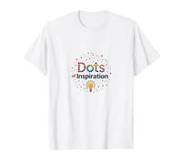 Dots of Inspiration: Colorful Idea Spark for Creatives T-Shirt, Men, White, 4XL