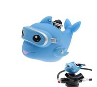 Dottduya Diving Regulator Mouthpiece Protection, Protective Cover for the Mouthpiece of the Snorkel - Cartoon Dolphin Pendant Dustproof Protection with Clip Photoluminescent for Swimming Pool and Pond