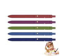 Dottduya Gel Pens for Journaling - Fine Tip Liquid Writing Pens | Set of 5 Quick Drying Soft Fine Tip for Women Men School Diary Notes
