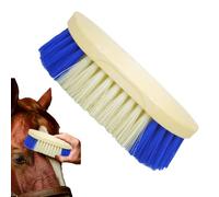 Dottduya Horse Brushes for Care, Horse Hair Brush, Horse Scrubber Shedding Brush, Multifunctional Ergonomic Instrument for Grooming Farm Animals and Tail Cleaning