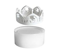 Dottduya Tea Light Candle Holder Resin Moulds Silicone Candle Holder Mould | Jesus Prayer Cement Plaster Mould - Resin Concrete Candle Holder Moulds, Ornament Moulds, Plaster Casting Mould