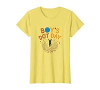 Dotted & Awesome: Colorful Celebration for Optimists T-Shirt, Women, Lemon, M