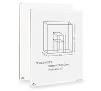 Dotted Dry Erase Board Graph Whiteboard 9" x 12" Double Sided with Bullet Dot Grid Paper for Home School Classroom Kids and Students Portable Dot Grid Board for Notes Drawing graphing and Calligraphy