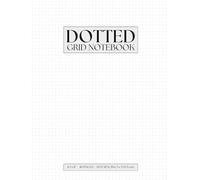 Dotted Grid Notebook 5x5, Letter Size 8.5 x 11, Bullet Dot Grid | Great For Science & Math, Engineering & Transportation, Design & Diagrams