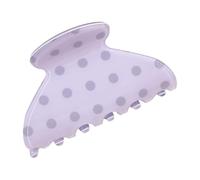 Dotted Hair Clip Lightweight PVC Spring Hinge Accessory for Updos Half Up Looks Low Ponytail Daily Wear Routine Dotted Hair Clip Grip Pvc Spring Hinge Lightweight Accessory Updo Half Up Low