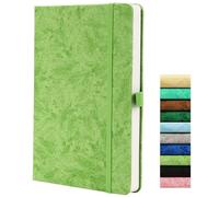 Dotted Journal, A5 Dotted Journal with 120GSM Paper, 164 Pages Dotted Notebook, Pen Loop, Inner Pocket, Elastic Banded, Mint Green