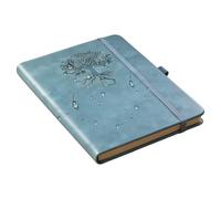 Dotted Journal - Retro Leather Hardcover Diary for Planning | Antique with Elastic Band & Cream Thick Paper for Writing, Note-Taking, Tracking and School 192 Characters Exactly