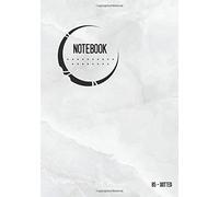 Dotted Notebook B5: Journal Notebook Marble White, Stylish Circle Design, Blank, Dot Grid Matrix, Medium, Soft Cover, Numbered Pages, No Bleed (B5 Dotted Notebook Journals)
