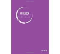 Dotted Notebook B5: Journal Notebook Purple, Stylish Circle Design, Blank, Dot Grid Matrix, Medium, Soft Cover, Numbered Pages, No Bleed (B5 Dotted Notebook Journals)