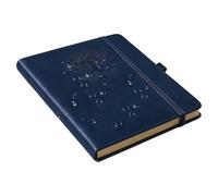 Dotted Notepad, Retro Leather Hard Binder Journal with Dot Grid, Leather Journal, for Notepad, Planning, Study, Work, Travel, Office