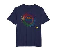 Dotting Outside The Lines: Colorful Creative Expression T-Shirt, Men's Big and Tall, Navy, 4X Tall