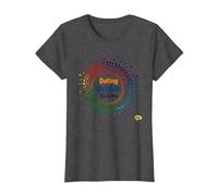 Dotting Outside The Lines: Colorful Creative Expression T-Shirt, Women, Dark Heather Grey, 3XL