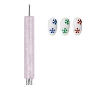Dotting Pen | 5 Petal Flower Manicure Tools, 1.5mm Dot Dot Pen - Women Professional Brides Home Studio Travel Course Beauty