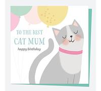 Dotty about Paper - Cat Birthday Card - Best Cat Mum (4801)