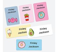 Dotty about Paper Doughnut Mix - Pack of 43 Name Labels