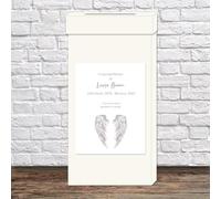 Dotty about Paper - Funeral Post Box - Grey Angel Wings
