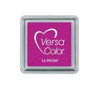 Dotty about Paper Small Fingerprint Ink Pad - 28 Colours Avaliable (Peony). Perfect for Arts & Crafts, Non-Toxic, DIY, Crafting, Kids, Art Projects. Variety of Colours.