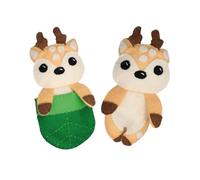 Dotty Design Knitty Critters - Bedtime Buddies - Daria Deer| Beginner-Friendly Crochet Craft Kit with Recycled Yarn
