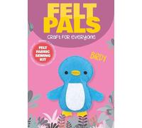 Dotty Design Knitty Critters - Felt Pals - Birdy| Beginner-Friendly Crochet Craft Kit with Recycled Yarn