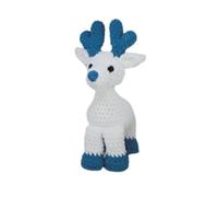 Dotty Design Knitty Critters - Knitty Critters Make Christmas - Bianca Reindeer| Beginner-Friendly Crochet Craft Kit with Recycled Yarn