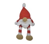 Dotty Design Knitty Critters - Knitty Critters Make Christmas - Jingle The Gnome| Beginner-Friendly Crochet Craft Kit with Recycled Yarn