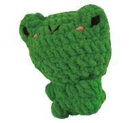 Dotty Design Knitty Critters - Yarnnimals - Fran The Frog | Beginner-Friendly Crochet Craft Kit with Recycled Yarn