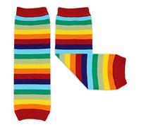 Dotty Fish Leg Warmers for Babies & Toddlers, One Size - Rainbow Stripes