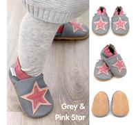 Dotty Fish Soft Sole Leather Baby Shoes Toddler Infant Girls/Boys 0-6mth- 4-5yrs