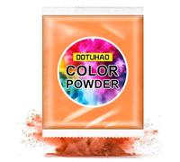 DOTUHAO Color Powder - 1 LB Orange Color Run Powders, Holi Powder, Perfect for Colored Toss, and Car Burnout, Holi Festival, Parties, Colors Wars, Fun Runs, Summer Camps, Festivals (Orange,1 LB)