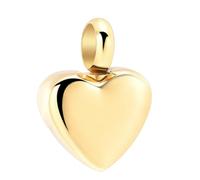 DOTUIARG 316L Stainless Steel Blank Small Heart Cremation Urn Necklace for Ashes Pendant Keepsake