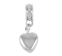 DOTUIARG 316L Stainless Steel Memorial Jewelry Heart Beads for Ashes Remembrance Funeral Urn Jewelry Charm