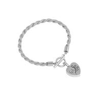 DOTUIARG 60mm Always In My Heart Cremation Bracelets Jewelry Bangle Rope Chain Bracelets Memorial Urn Ashes Jewellry