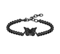 DOTUIARG Butterfly Cremation Bracelet for Ashes Adjustable Link Chain Bangle Memorial Urn Jewelry Loved Ones Keepsake Gift for Women Girl