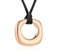 DOTUIARG Circle of Life Ring Urn Necklace for Ashes Cremation Jewelry Ashes Pendant Keepsake Memorial for Jewelry for Women Men