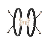 DOTUIARG Cremation Bracelet 2 Pack Butterfly Urn Bracelet for Ashes Stainless Steel Urn Pendants Keepsake Memorial for Bracelet for Women