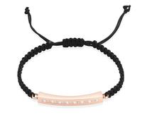 DOTUIARG Cremation Bracelet for Ashes - Black Braided Rope Stainless Steel Cube Memorial Urn Jewelry Adjustable Bangle Keepsake