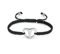 DOTUIARG Cremation Bracelet for Ashes Heart Urn Bracelet Weave Keepsake Memorial Urn Jewelry for Women Men Ashes Bracelet Gift