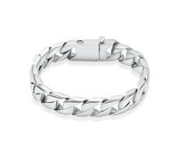 DOTUIARG Cremation Bracelet for Ashes Stainless Steel Link Chain Memorial Human Pets Urn Bangle Men's Charm Jewelry