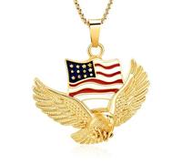 DOTUIARG Cremation Jewelry For Ashes For Men The With Eagle Memorial Urn Necklace Keepsake Pendant