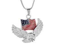DOTUIARG Cremation Jewelry For Ashes For Men The With Eagle Memorial Urn Necklace Keepsake Pendant