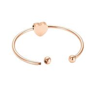 DOTUIARG Cremation Jewelry for Ashes - Heart Pendant Memorial Urn Bracelet Bangle Ashes Holder Stainless Steel Keepsake Jewelry