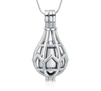 DOTUIARG Cremation Jewelry for Ashes Keepsake Teardrop Urn Ashes Necklace for Women Men Memorial Jewelry