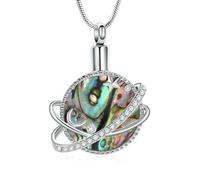 DOTUIARG Cremation Jewelry for Ashes Planet Star Moon Necklace Keepsake Stainless Steel Memorial Urn Pendant