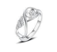 DOTUIARG Cremation Jewelry for Ashes Urn Ring for Women Cremation Ring for Ashes of Loved Ones（Size 6-10