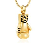 DOTUIARG Cremation Jewelry Glove Urn Necklaces for Ashes Stainless Steel Ashes Pendant for Women Men Memorial Ash Keepsake Jewelry