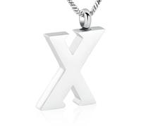 DOTUIARG Cremation Jewelry Letter A~Z Urn Necklace for Ashes Holder Keepsake Memorial Loved One