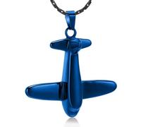 DOTUIARG Cremation Pendant Necklaces For Ashes - 316L Stainless Steel Memorial Urn Jewelry Keepsake For Mens